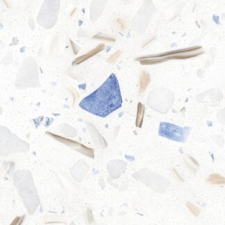 Керамогранит Terrazzo Fusion белый 60×120 см — трендовый дизайн терраццо в белом оттенке