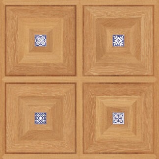 Керамогранит Chronowood бежевый с вставками 60×120 — общий вид плитки с декором